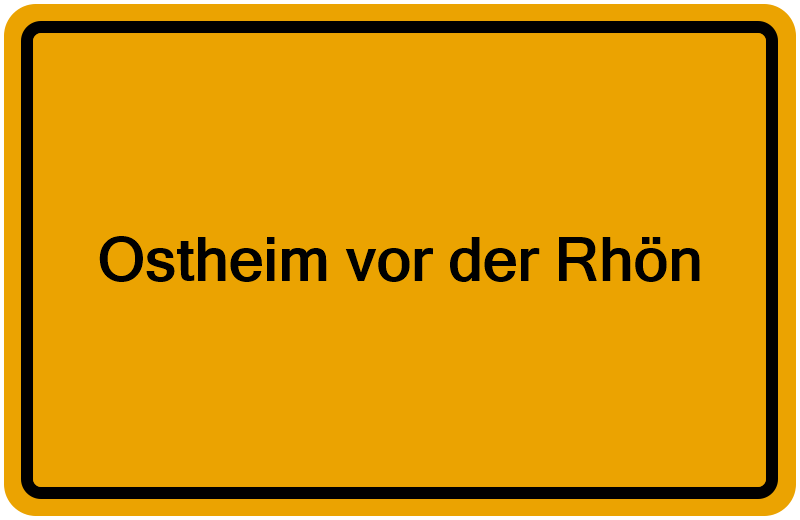 Handelsregisterauszug Ostheim vor der Rhön